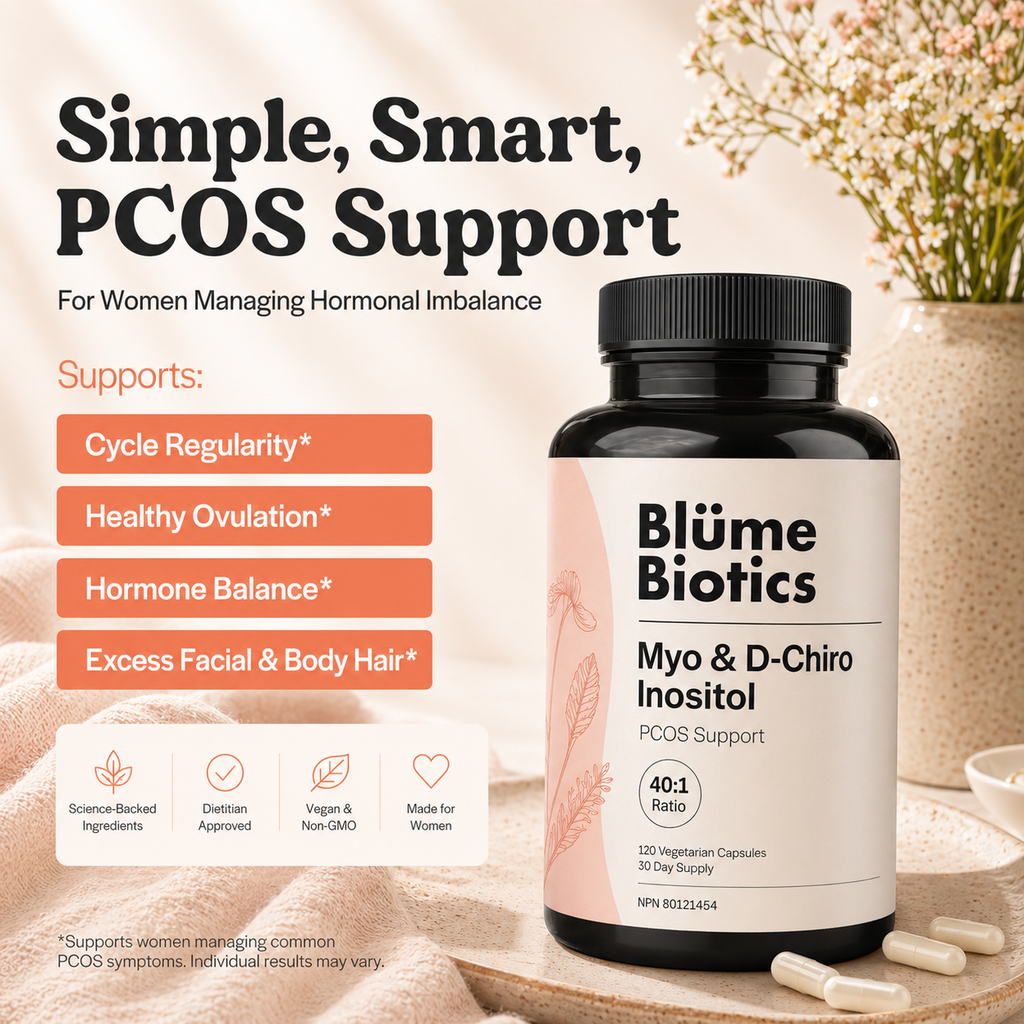 Myo & D-Chiro Inositol For PCOS Hirsutism