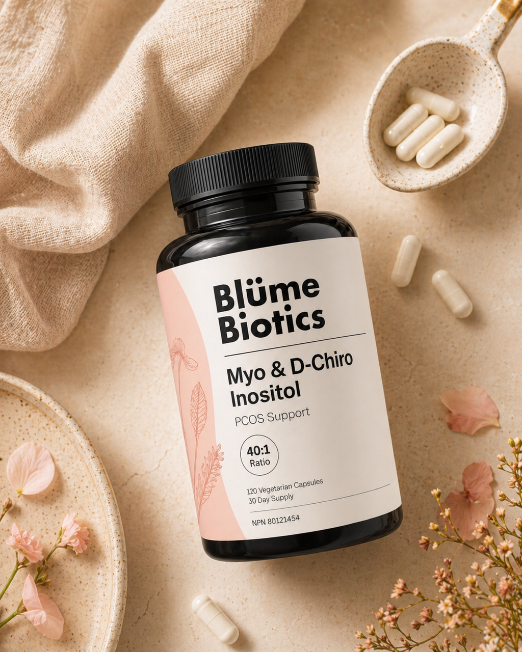 Myo & D-Chiro Inositol For PCOS Hirsutism